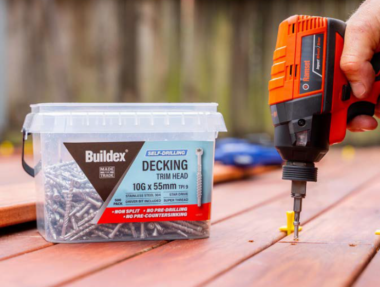 Buildex® Self-drilling Decking Screws